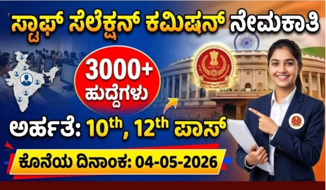 SSC GD ಕಾನ್ಸ್ಟೇಬಲ್ ಹುದ್ದೆಗಳು