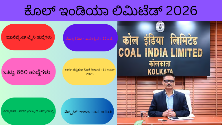 ಕೋಲ್ ಇಂಡಿಯಾ ಲಿಮಿಟೆಡ್ 2026